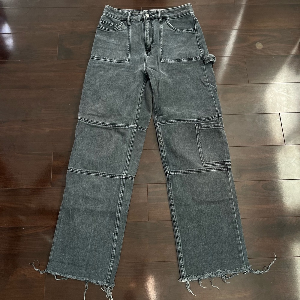 Pacsun Faded Black Cargo Jeans